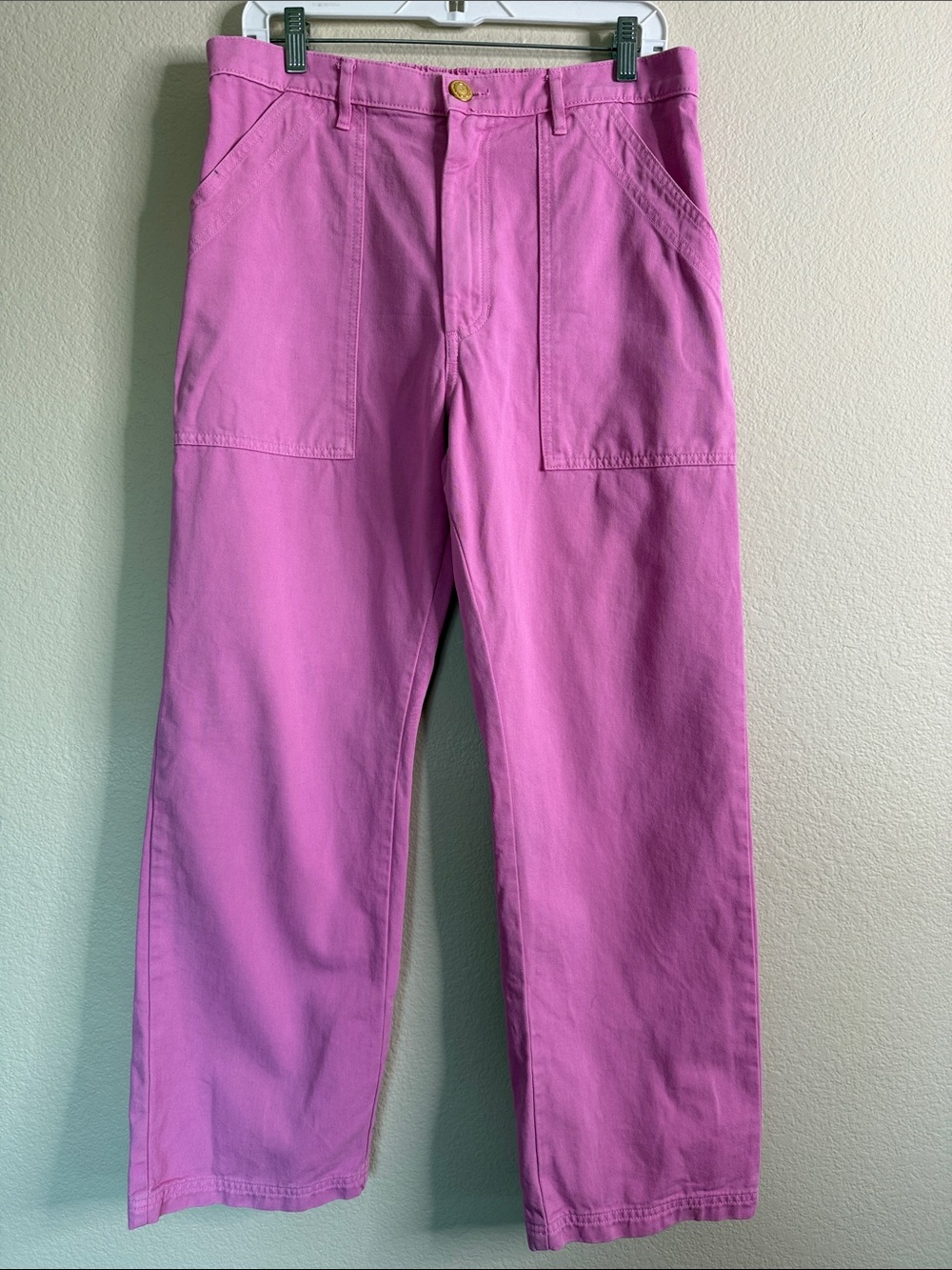 Big Bud Press work pants size medium pink VGUC - Picture 2 of 9